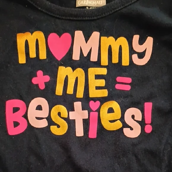 Mommy + Me = Besties Babygirl Long sleeve Shirt - Picture 1 of 5